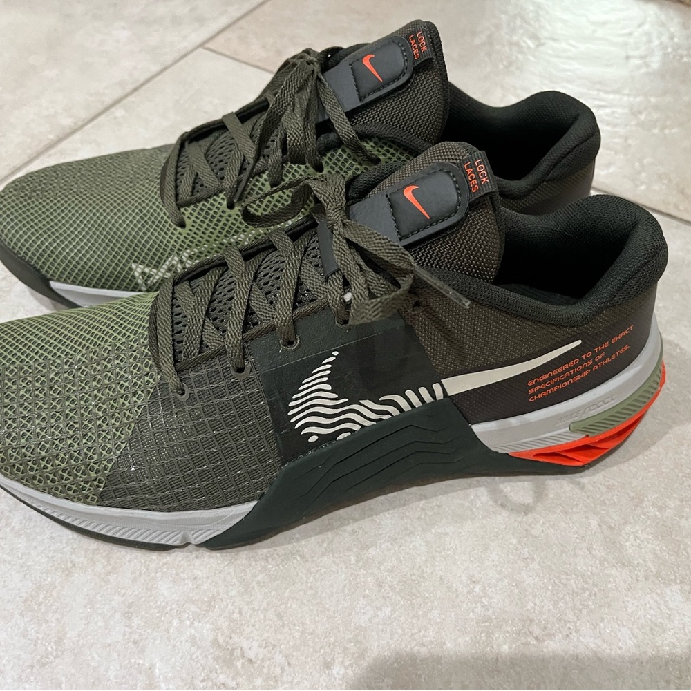 Nike Olive Green Metcon Training Shoes